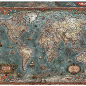 Educa puzzle Historical World Map 8000 dílků 18017