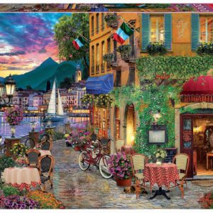 Educa puzzle Italian Fascino 2000 dílků a fix lepidlo 18009