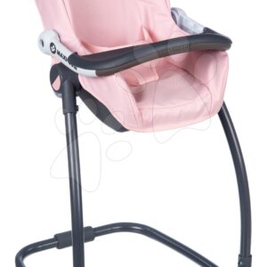 Jídelní židle s autosedačkou a houpačkou Powder Pink Maxi Cosi&Quinny Smoby trojkombinace s bezpečnostním pásem