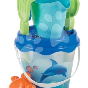Kbelík do písku Delfín Écoiffier 17 cm s konvičkou