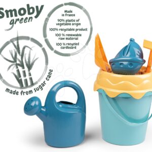 Kbelík set z cukrové třtiny BIO Green Smoby vegetable origin 100% recyklovatelný