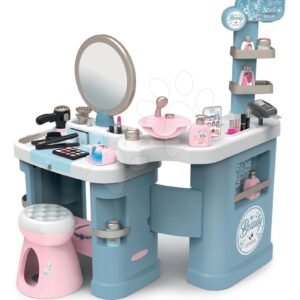Kosmetický stolek elektronický My Beauty Center 3in1 Smoby kadeřnictví a kosmetika s nehtovým studiem a 32 doplňků