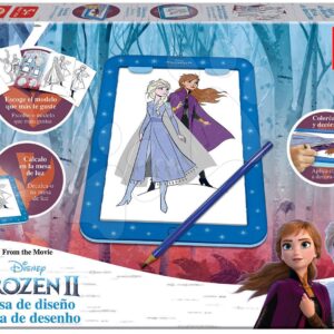Kreslení Frozen 2 Disney tablet Educa s předlohami a doplňky pro děti od 5 let
