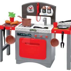 Kuchyňka Modular 100% Chef Écoiffier s bronzovým nádobím a 24 doplňky od 18 měs