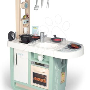 Kuchyňka se zvuky Cherry Kitchen Green Smoby s jídelním stolem