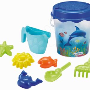 Kyblík set Delfín Garden&Seasons Écoiffier s 23cm konví 9 dílů IML potiskem od 18 měsíců