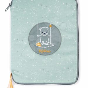 Můj památníček s medvědem My Health Book Cover Home Kaloo obal na zápisník modrý 24 cm od 0 měsíců