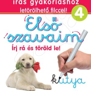 Naučná hra tabule Piš a smaž Dohány sešit 4 červená – Učíme se psát slova pomocí obrázků