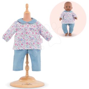 Oblečení Blouse Flower & Pants Mon Grand Poupon Corolle pro 36 cm panenku od 24 měs
