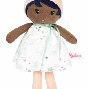 Panenka pro miminka Manon K Doll Tendresse Kaloo 18 cm v hvězdičkových šatech z jemného textilu od 0 měsíců
