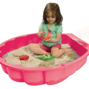 Pískoviště mušle Watershell Pink BIG na vodu a písek 100 litrů růžové 88*75*22 cm od 12 měsíců