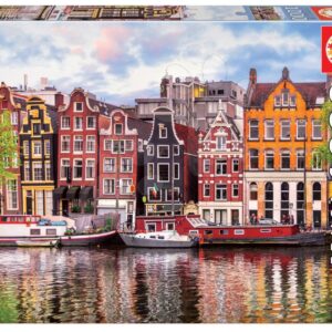 Puzzle Dancing Houses Amsterdam Educa 1000 dílků a Fix lepidlo od 11 let