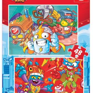 Puzzle Superthings Educa 2 x 48 dílků od 4 let