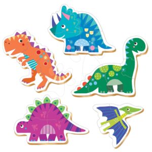 Puzzle pro nejmenší Baby 5 Educa Dinosaurus od 24 měsíců
