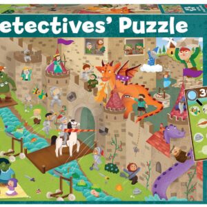 Puzzle rytířský zámek Detectives Castle Educa hledej 30 předmětů 50dílné od 4 let
