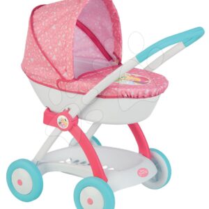 Smoby hluboký kočárek Pastel Princezny Disney pro 42 cm panenku růžový 254102