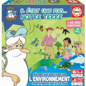 Společenská hra Hello Maestro Notre Terre Educa francouzsky pro 2–4 hráče od 6 let