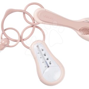Toaletní sada pro miminko Personal care Beaba Baby Old Pink hřeben/kartáč