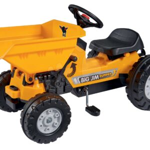 Traktor s vyklápěčkou Jim Dumper BIG s pohyblivými časy na řetězový pohon