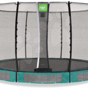 Trampolína s ochrannou sítí Allure Classic ground Exit Toys přízemní průměr 366 cm zelená