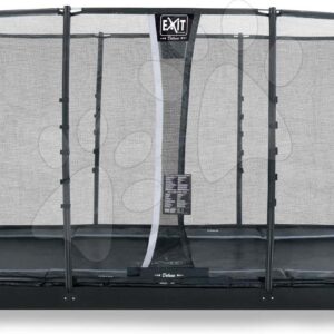 Trampolína s ochrannou sítí Dynamic Groundlevel Exit Toys do země 275*458 cm černá