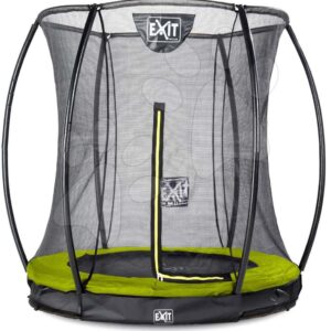 Trampolína s ochrannou sítí Silhouette Ground Exit Toys přízemní průměr 183 cm zelená