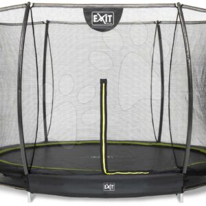 Trampolína s ochrannou sítí Silhouette Ground Exit Toys přízemní průměr 305 cm černá