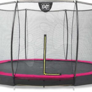 Trampolína s ochrannou sítí Silhouette Ground Pink Exit Toys přízemní průměr 366 cm růžová