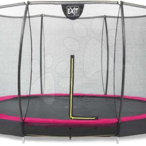 Trampolína s ochrannou sítí Silhouette Ground Pink Exit Toys přízemní průměr 427 cm růžová