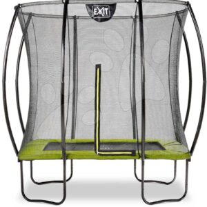 Trampolína s ochrannou sítí Silhouette trampoline Exit Toys 153*214 cm zelená