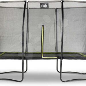 Trampolína s ochrannou sítí Silhouette trampoline Exit Toys 244*366 cm černá