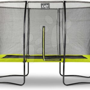 Trampolína s ochrannou sítí Silhouette trampoline Exit Toys 244*366 cm zelená