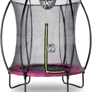 Trampolína s ochrannou sítí Silhouette trampoline Exit Toys kulatá průměr 183 cm růžová