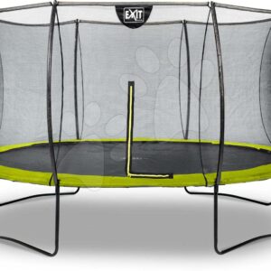 Trampolína s ochrannou sítí Silhouette trampoline Exit Toys kulatá průměr 366 cm zelená