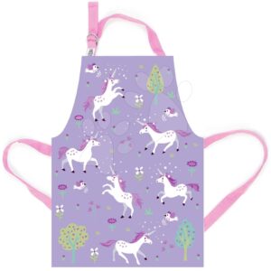 Zástěra pro děti jednorožci Unicorn Friends Apron ThreadBear s ochrannou vrstvou od 3-5 let