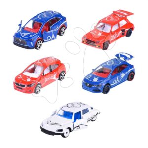Autíčka French Touch 5 Pieces Giftpack Majorette kovová s odpružením délka 7