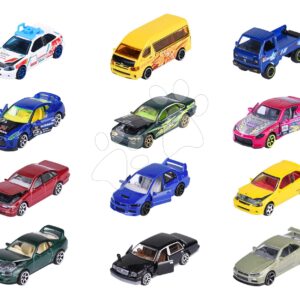 Autíčka Japan Series Bonus Pack Majorette kovová s odpružením a sběratelským boxem 7