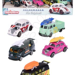 Autíčka VW The Originals 5 Pieces Pack Majorette kovová délka 7
