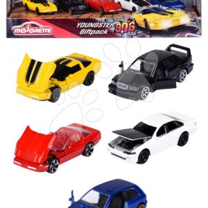 Autíčka Youngster 5 Pieces Giftpack Majorette kovová délka 7