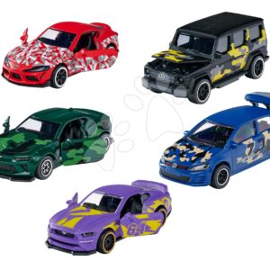 Autíčka s maskováním Limited Edition 8 Giftpack Majorette kovová délka 7