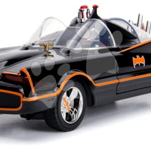 Autíčko Batman Classic Batmobile Jada kovové se světlem se 2 figurkami délka 28 cm 1:18