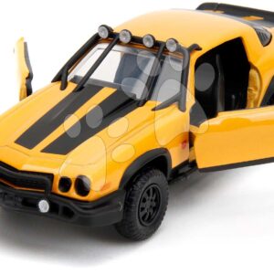Autíčko Chevrolet Camaro 1977 Bumblebee Transformers T7 Jada kovové s otevíratelnými dveřmi 1:32
