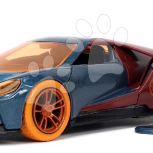 Autíčko Marvel Doctor Strange Ford GT Jada kovové s otevíratelnými dveřmi a figurkou Doctor Strange délka 13
