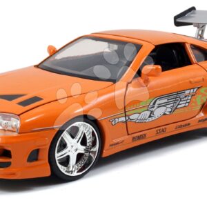 Autíčko Toyota Supra 1995 Fast & Furious Jada kovové s otevíratelnými dveřmi délka 21 cm 1:24