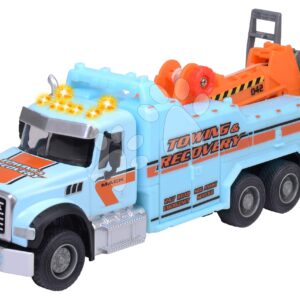 Autíčko odtahové Mack Granite Tow Truck Majorette kovové se zvukem a světlem délka 22 cm