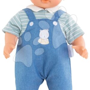 Bábika Bébé Calin Mael Corolle s modrými klipkajícími očima a fazuľkami 30 cm od 18 mes