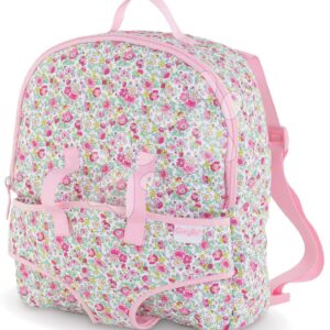 Batoh s klokankou Floral Corolle pro 30 cm panenku nastavitelné ramínko