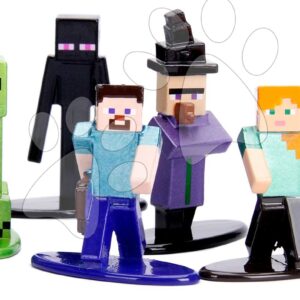 Figurka sběratelská Minecraft Nano Blind Pack Jada kovová 13 druhů výška 4 cm