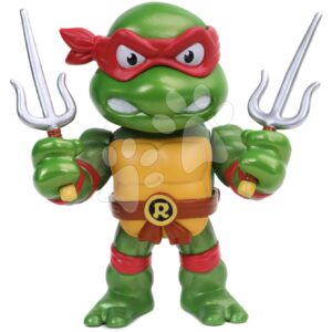Figurka sběratelská Turtles Raphael Jada kovová s pohyblivými rameny výška 10 cm