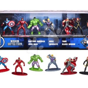 Figurky sběratelské Avengers Marvel Nano Pack Jada kovové sada 6 druhů výška 4 cm